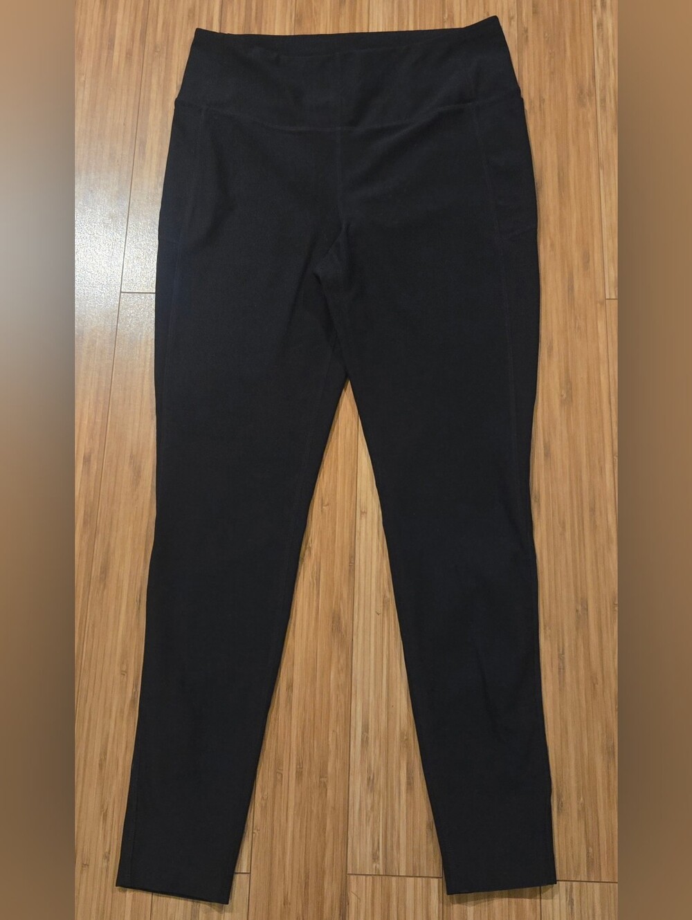 Mondetta Black High-Waist Leggings With Side Pockets